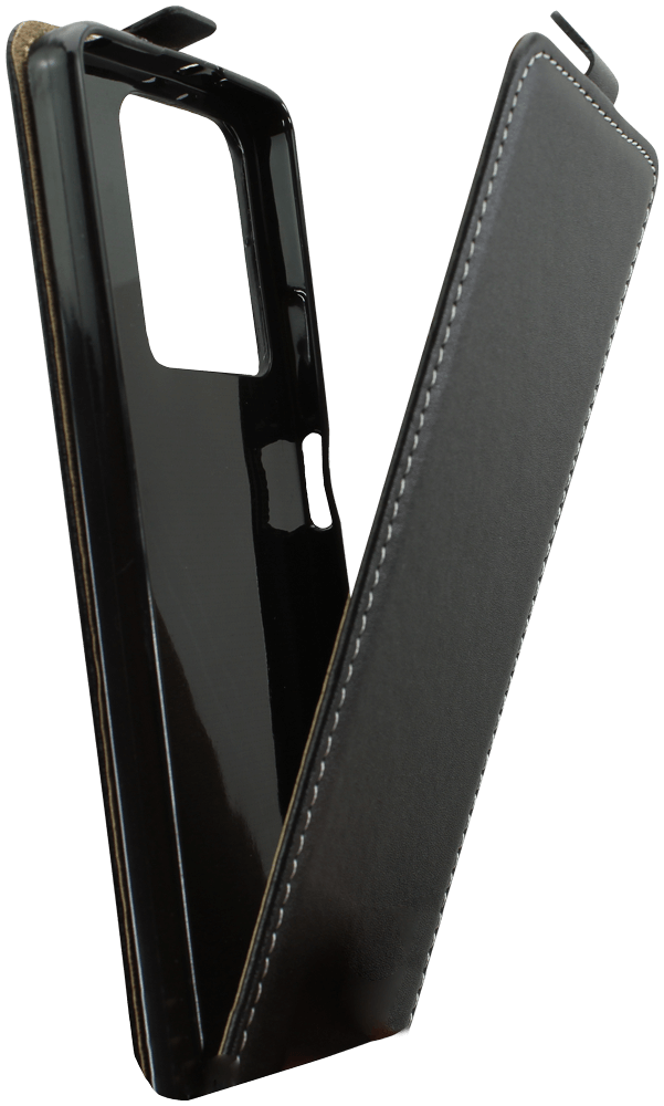 Xiaomi Redmi Note 13 5G lenyíló flipes bőrtok fekete