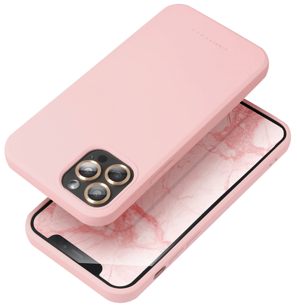 Apple iPhone 16 szilikon tok gyári ROAR púderszínű