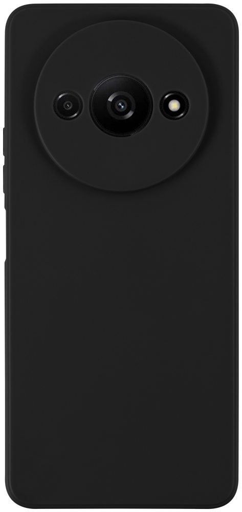 Xiaomi Redmi A3 szilikon tok kameravédővel matt fekete