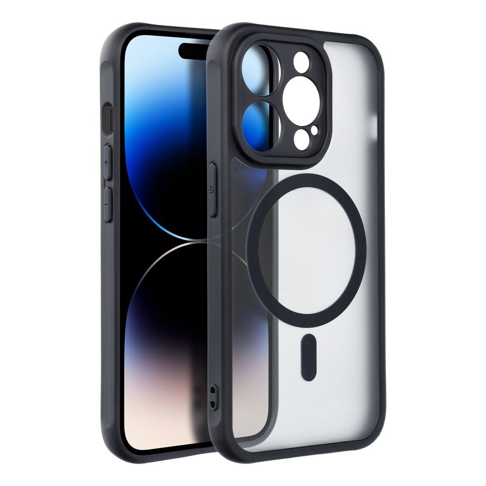 FULL MATTE MAG COVER – MagSafe kompatibilis tok iPhone 15 Pro készülékhez fekete színben