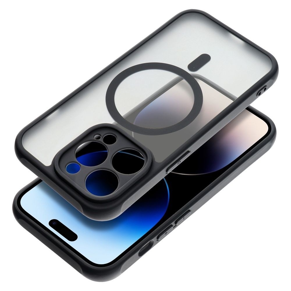 FULL MATTE MAG COVER – MagSafe kompatibilis tok iPhone 15 Pro készülékhez fekete színben