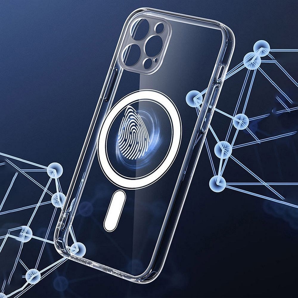 CLEAR MAG COVER (MID) tok – Kompatibilis MagSafe technológiával az iPhone 14 Pro számára | Átlátszó