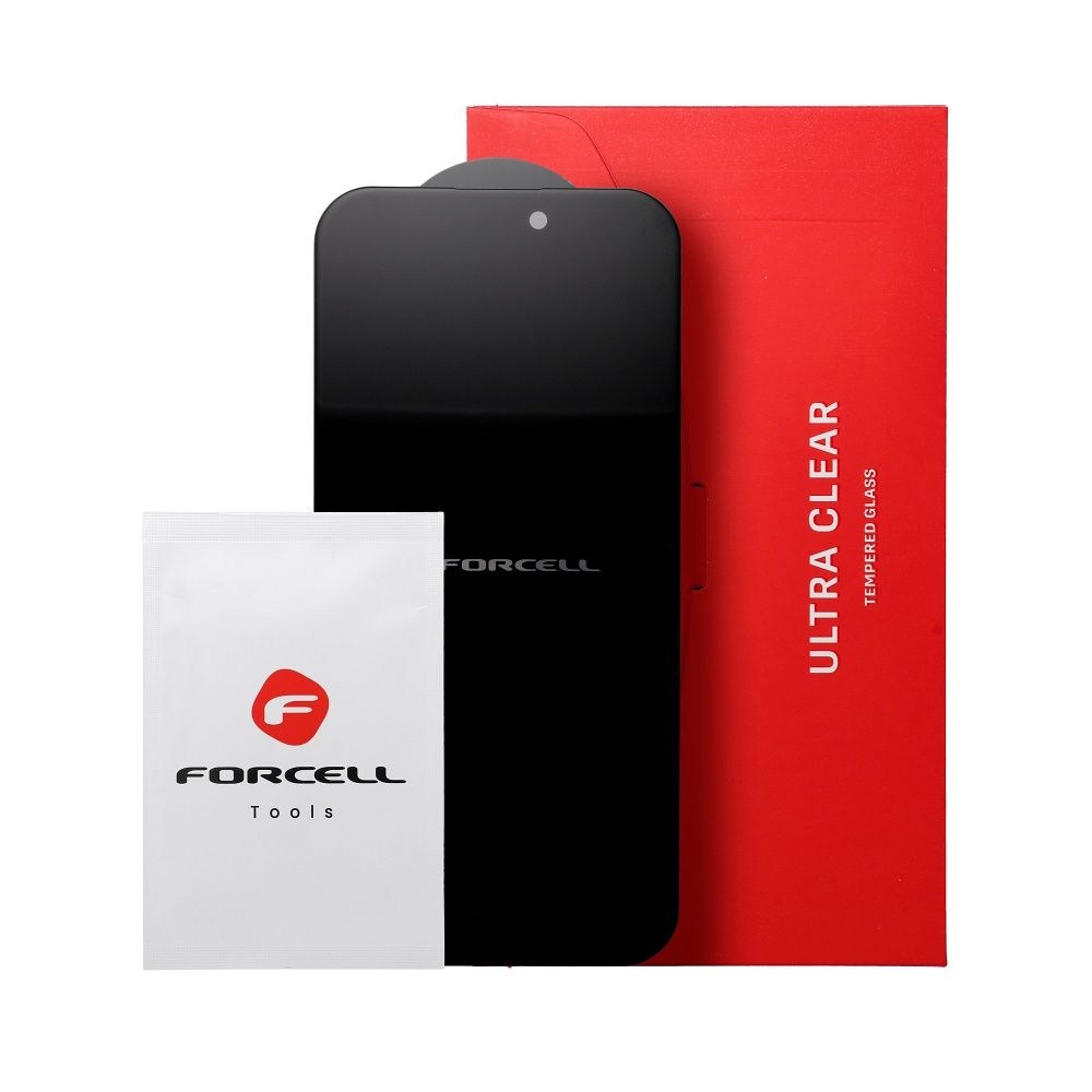 Forcell Privacy, Edzett üveg - Iphone 12 Pro Max készülékhez - fekete