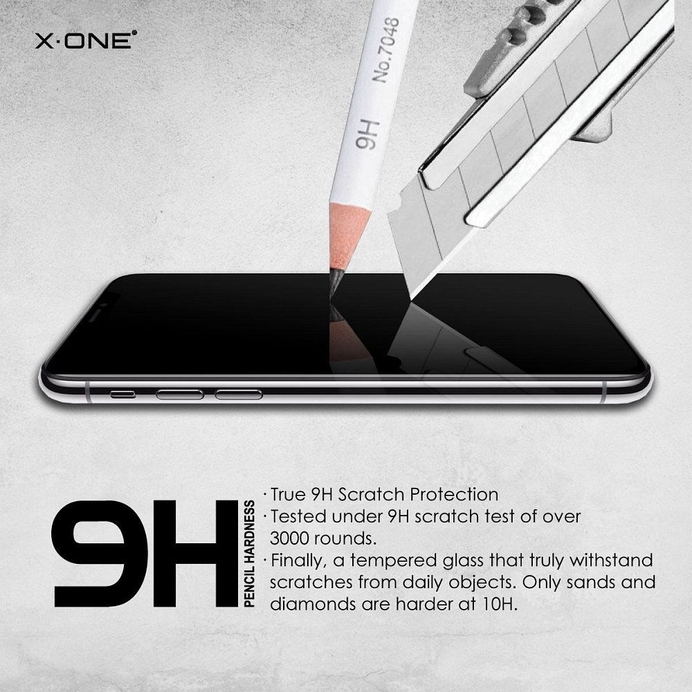 X-ONE Full Cover Extra erős matt borítású edzett üvegfólia - iPhone 15 Pro készülékhez