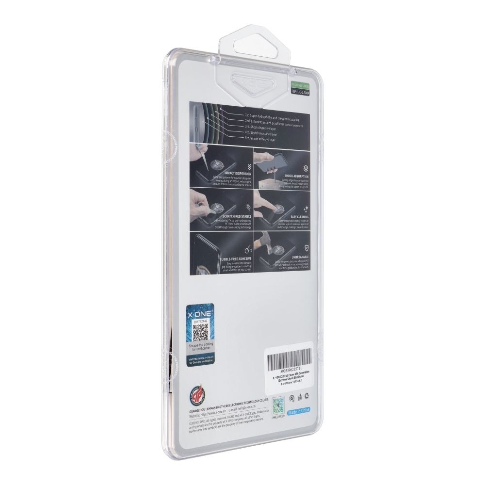 X-ONE Extreme Shock Eliminator– Kiváló védelem iPhone 15 Pro készülékhez