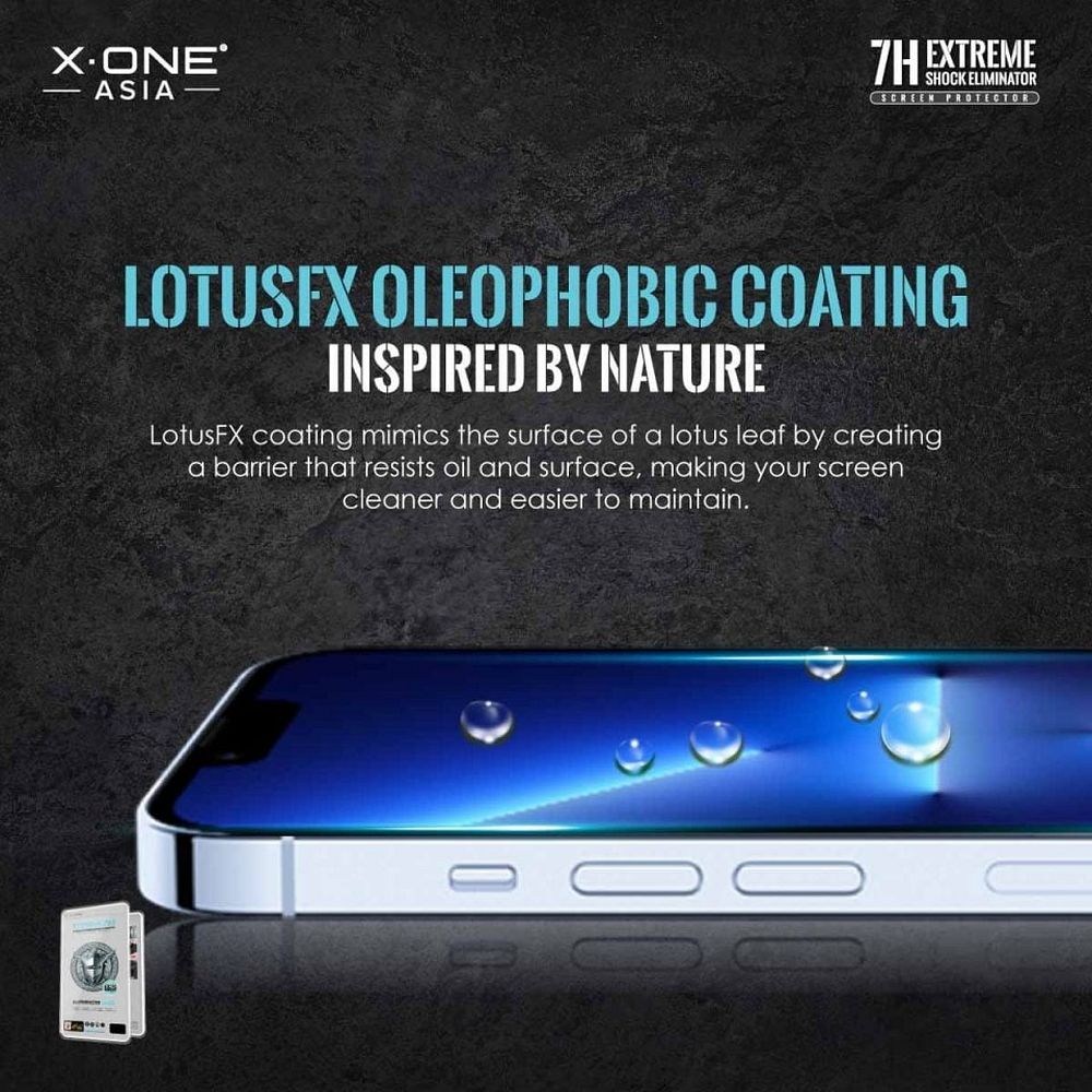 X-ONE Extreme Shock Eliminator 4th gen – Üvegfólia iPhone 13 Pro Max / 14 Plus Készülékekhez