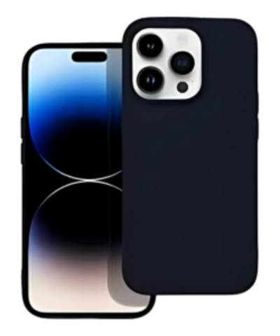 Apple iPhone 14 Pro szilikon tok matt fekete