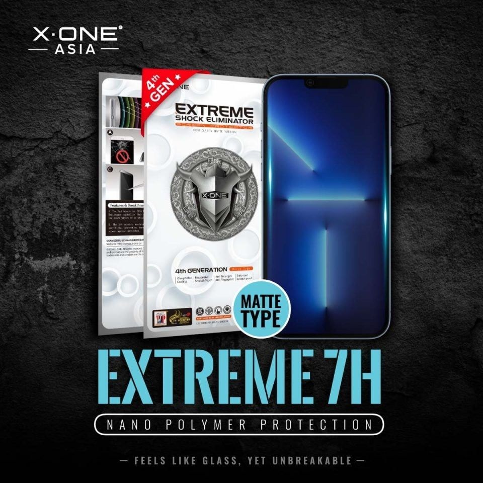 X-ONE Extreme Shock Eliminator 4th Gen. (Matt Sorozat) – iPhone 13 Pro Max/14 Plus Készülékhez