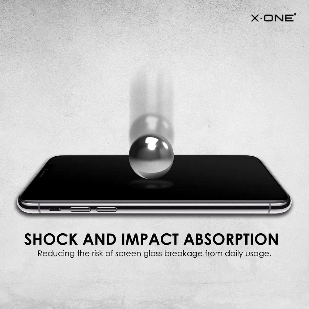 X-ONE Full Cover Extra Erős Matt Borítás - Edzett Üveg iPhone 13 Pro Max/14 Plushoz, 9H Keménységgel