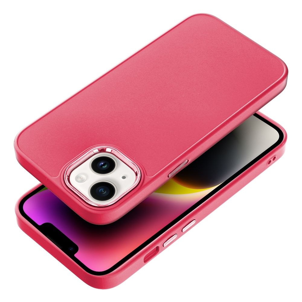 FRAME tok iPhone 13-hoz – Elegancia és Védelem Magenta Színben