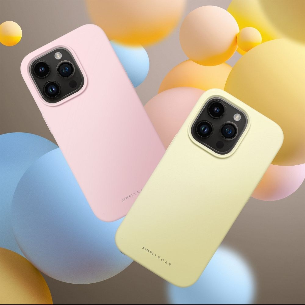 ROAR Cloud Skin tok iPhone 13-hoz – Világos rózsaszínben, stílusos védelem