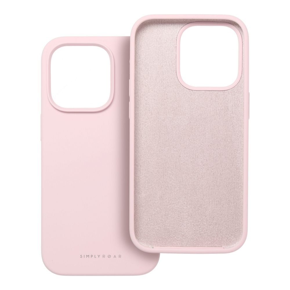 ROAR Cloud Skin tok iPhone 13-hoz – Világos rózsaszínben, stílusos védelem