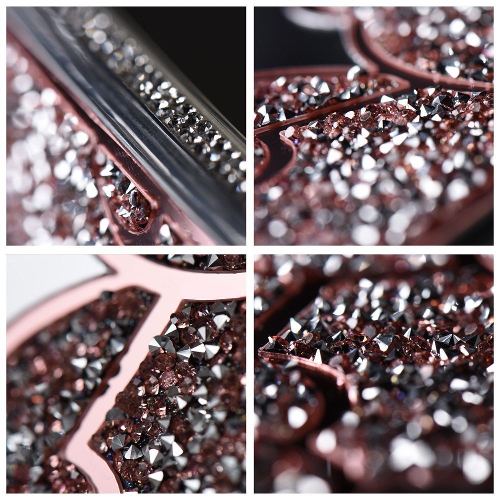 TEDDY BEAR Tok – iPhone 14 Pro-hoz, Rózsaszín, Csillogó Mackómintával: Bájos Védelem