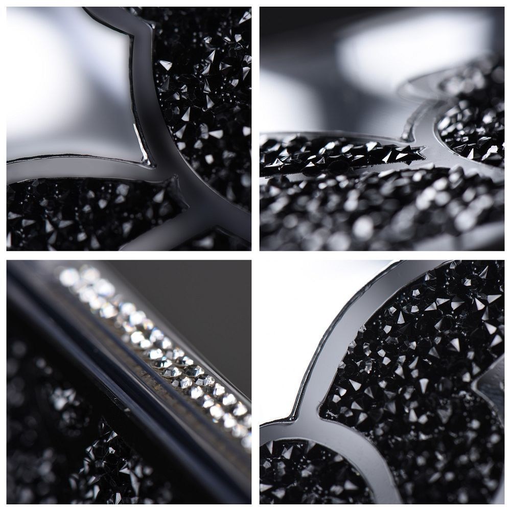 TEDDY BEAR Tok iPhone 15-höz – Elegáns Védelem csillogó fekete színben