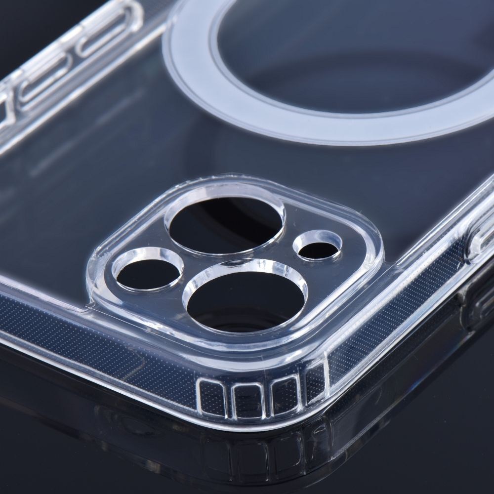 CLEAR MAG COVER (MID) tok iPhone 13 Mini készülékhez, MagSafe kompatibilis, átlátszó kivitelben