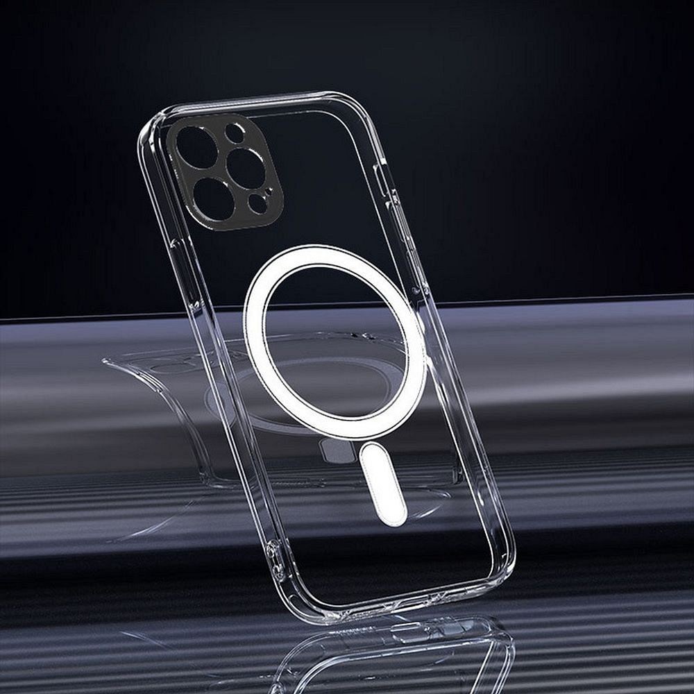 CLEAR MAG COVER (MID) tok iPhone 13 Mini készülékhez, MagSafe kompatibilis, átlátszó kivitelben