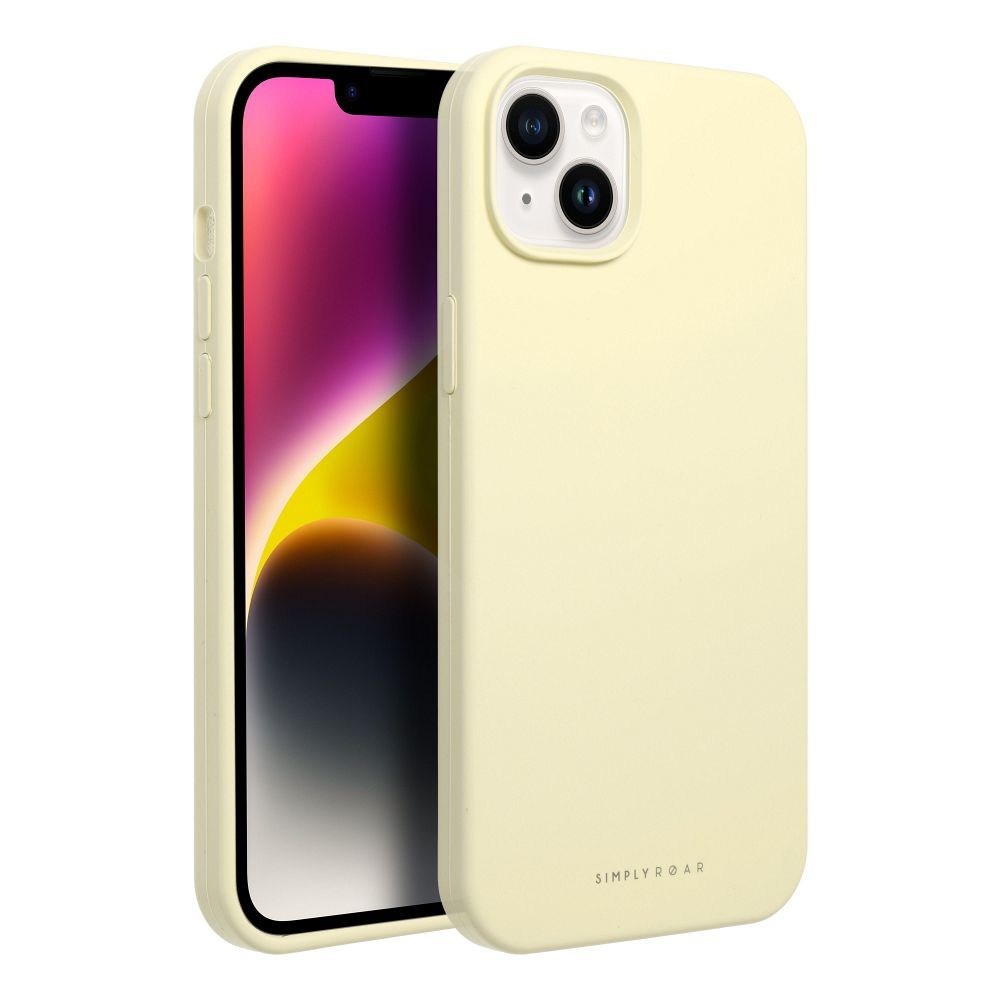 ROAR Tok CLOUD SKIN az IPHONE 14 Készülékhez – Világossárga