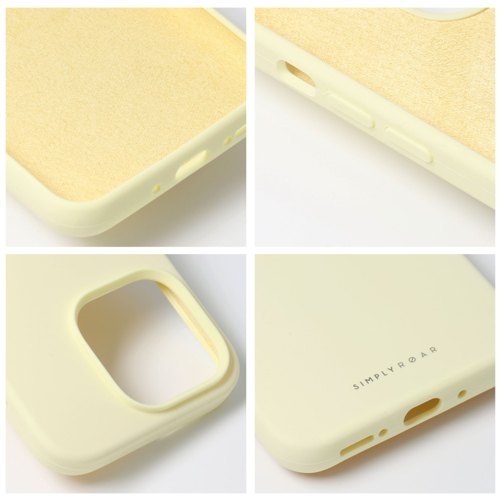 ROAR Tok CLOUD SKIN az IPHONE 14 Készülékhez – Világossárga
