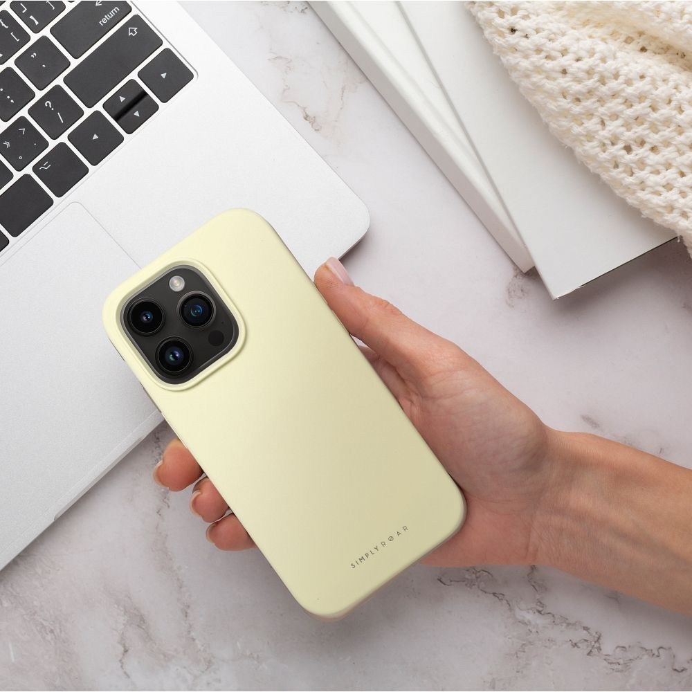 ROAR Tok CLOUD SKIN az IPHONE 14 Készülékhez – Világossárga