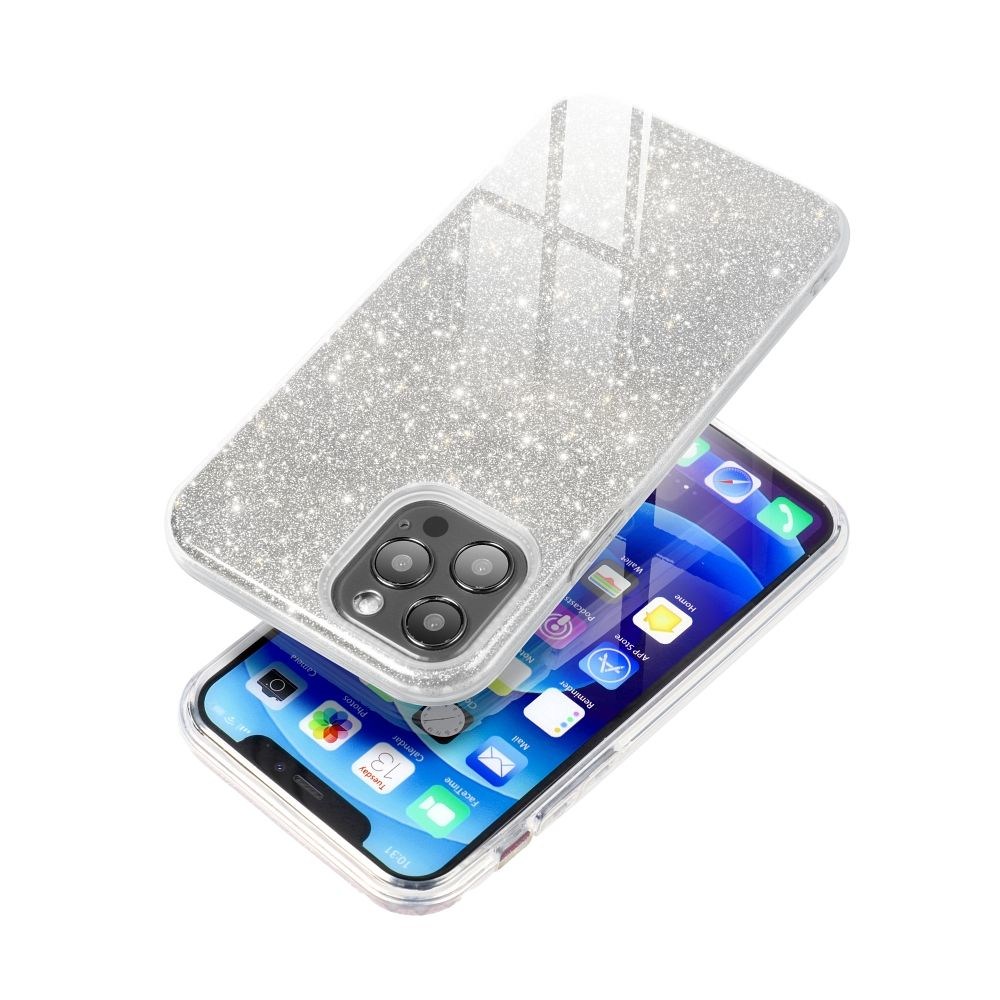 Ragyogó Tok az IPHONE 14 Pro Max-hoz – Ezüst Színben