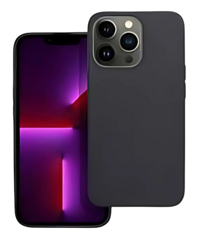 Apple iPhone 13 Pro szilikon tok matt fekete
