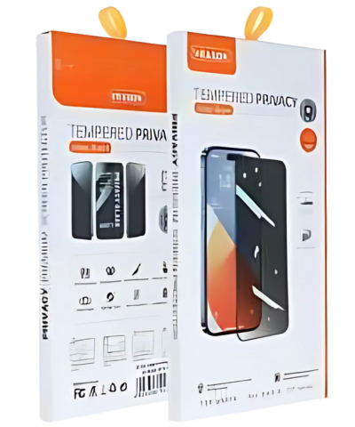 6D Pro Veason Adatvédelmi Üveg – iPhone 15-höz fekete kerettel