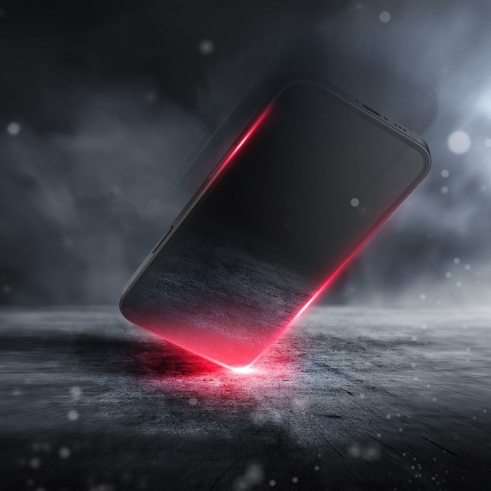 Forcell Flexible Nano Üveg 5D – iPhone 13/13 Pro/14 (Fekete kerettel)