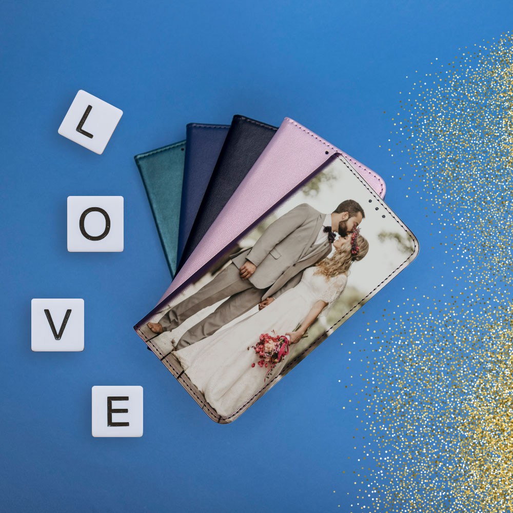 Motorola Moto G85 oldalra nyíló flipes bőrtok asztali tartó funkciós bordó