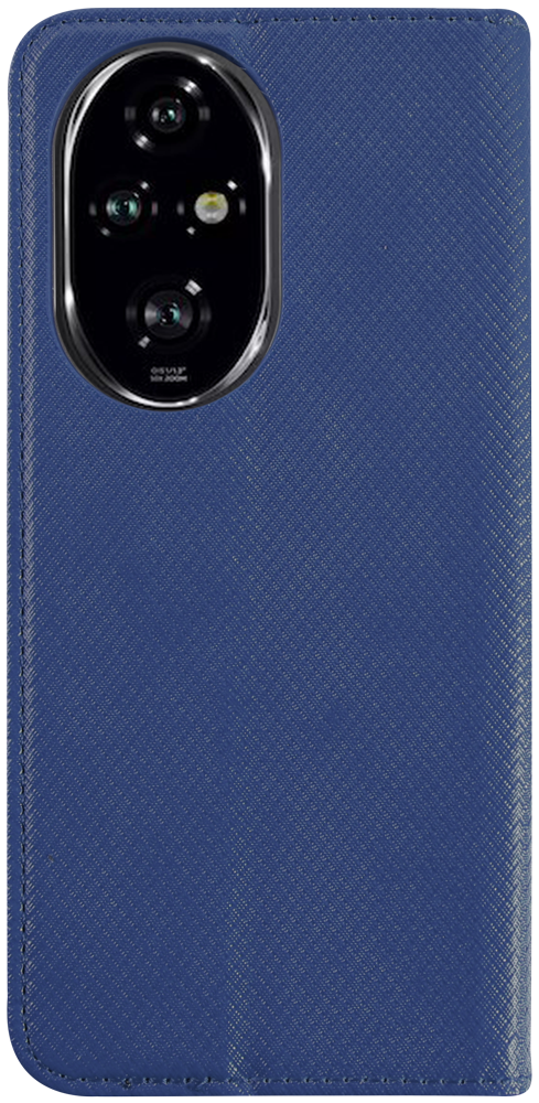 Honor 200 Pro oldalra nyíló flipes bőrtok rombusz mintás sötétkék
