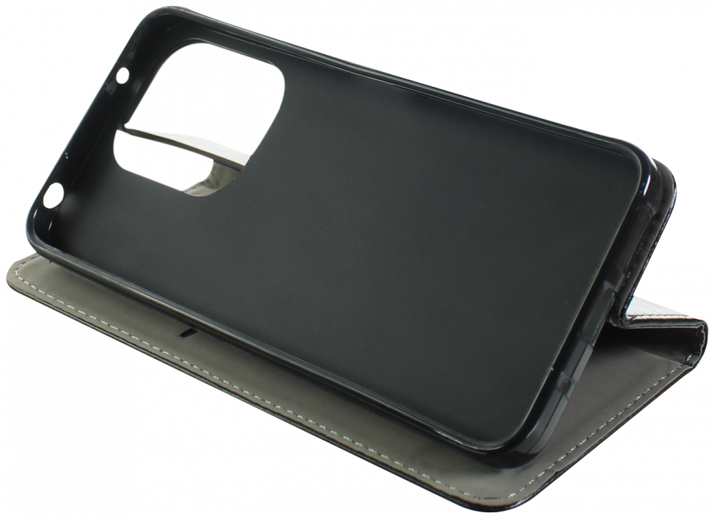 Xiaomi Redmi 13 4G oldalra nyíló flipes bőrtok asztali tartó funkciós fekete