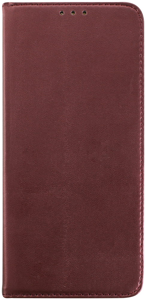 Xiaomi Redmi 13 4G oldalra nyíló flipes bőrtok asztali tartó funkciós bordó