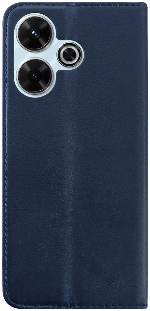 Xiaomi Redmi 13 4G oldalra nyíló flipes bőrtok asztali tartó funkciós sötétkék