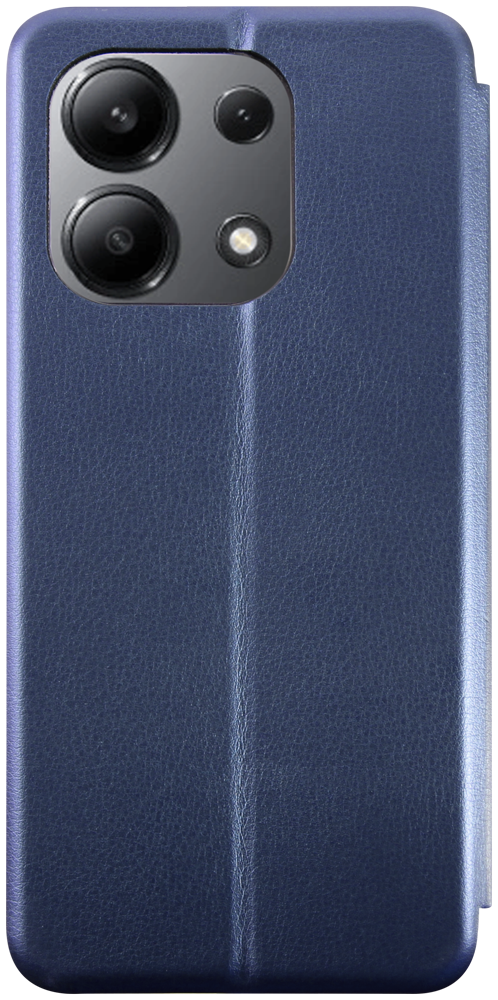 Xiaomi Redmi Note 13 4G oldalra nyíló mágneses flipes bőrtok prémium minőség sötétkék