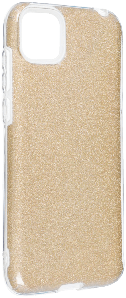 Samsung Galaxy S24 FE (SM-S721B/DS) szilikon tok csillogó hátlap arany