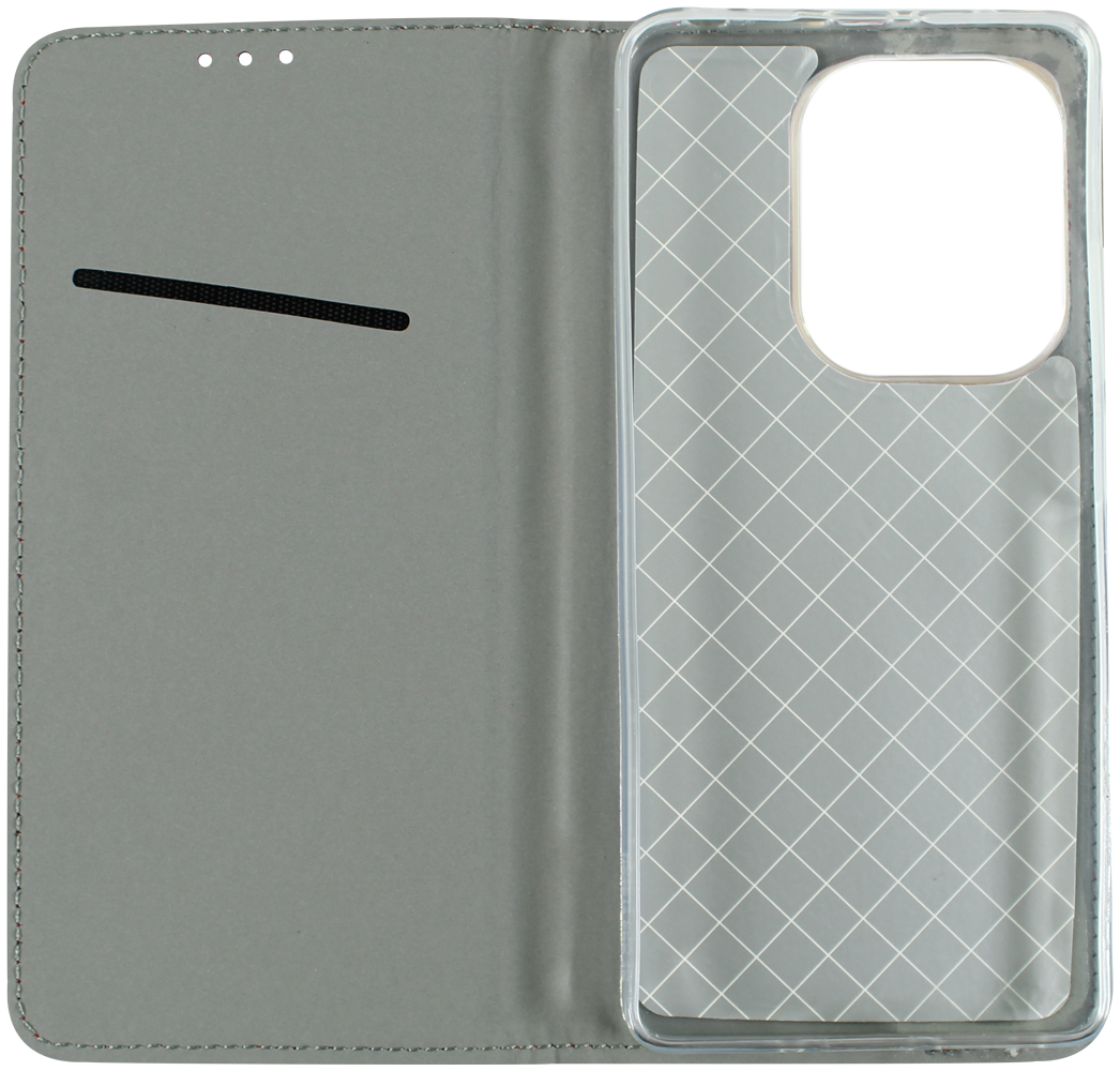 Xiaomi Redmi Note 13 Pro 4G oldalra nyíló flipes bőrtok rombusz mintás arany