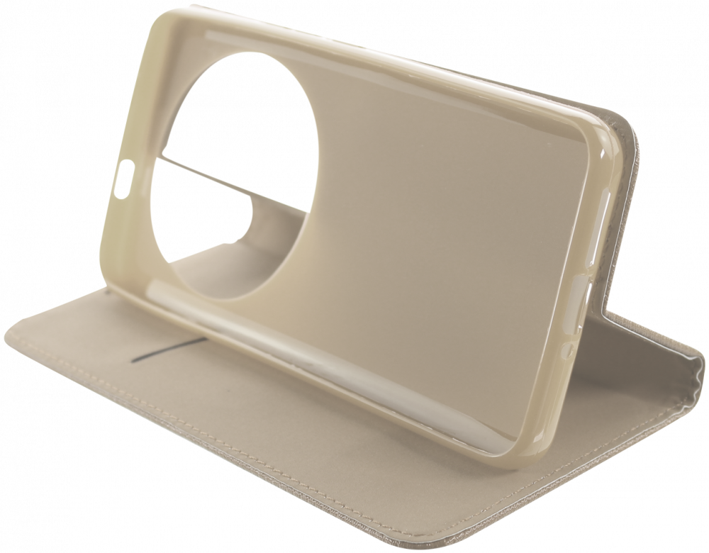 Xiaomi 14 Ultra oldalra nyíló flipes bőrtok rombusz mintás arany