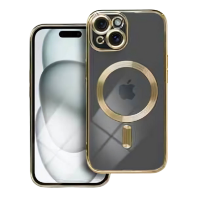 ELECTRO MAG COVER Tok – iPhone 15 Arany színben