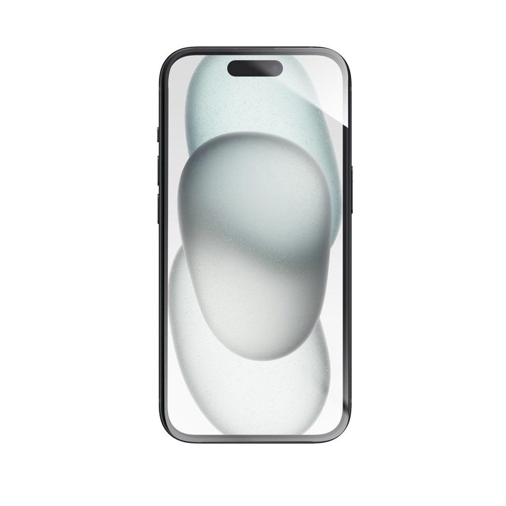Forcell Hajlékony Nano Üveg 5D – Tökéletes Védelem iPhone 15 Fekete kerettel