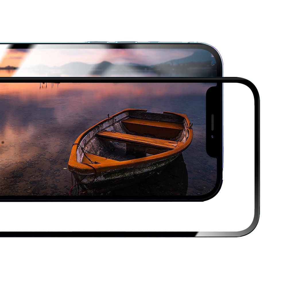 Forcell Hajlékony Nano Üveg 5D – Tökéletes Védelem iPhone 15 Fekete kerettel