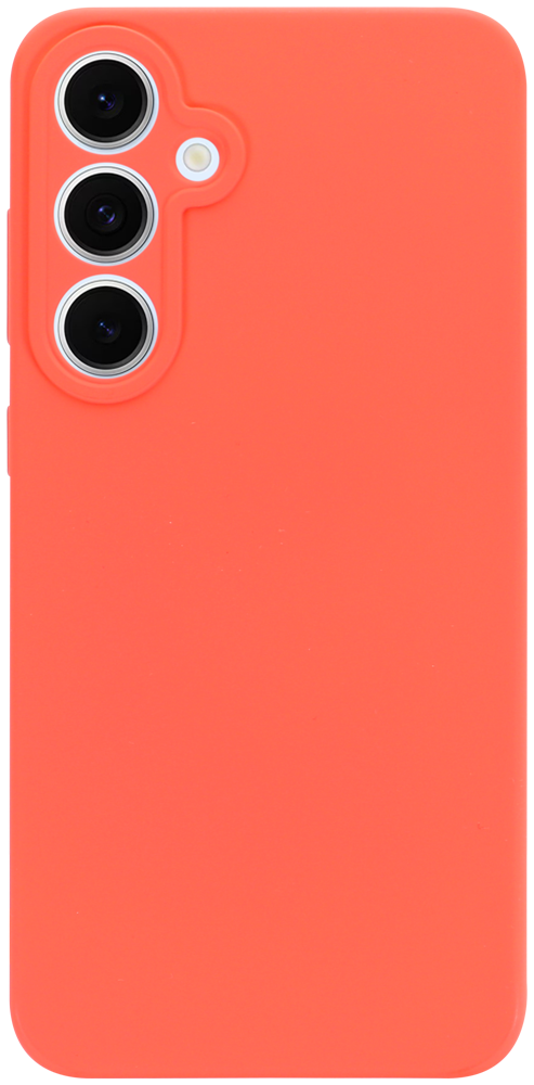 Samsung Galaxy S24 FE (SM-S721B/DS) szilikon tok kameravédővel matt barackszínű