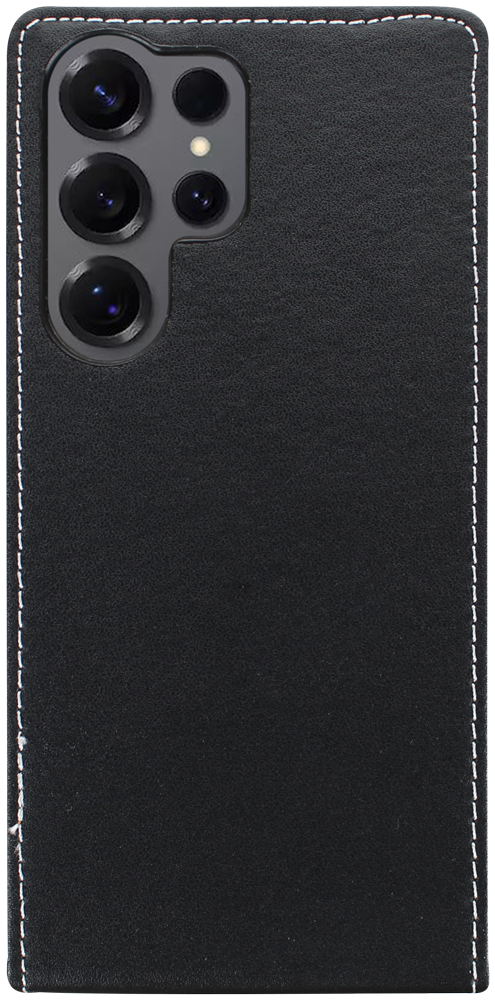 Samsung Galaxy S25 Ultra (SM-S938B) lenyíló flipes bőrtok fekete