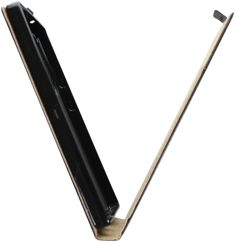 Samsung Galaxy S25 Ultra (SM-S938B) lenyíló flipes bőrtok fekete