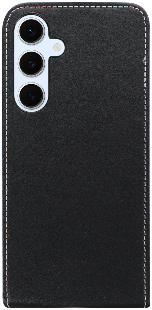 Samsung Galaxy S24 FE (SM-S721B/DS) lenyíló flipes bőrtok fekete