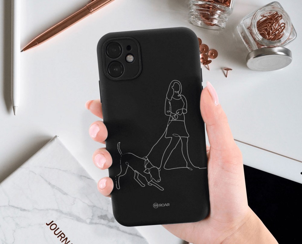 Samsung Galaxy S24 FE (SM-S721B/DS) szilikon tok gyári ROAR kameravédővel fekete