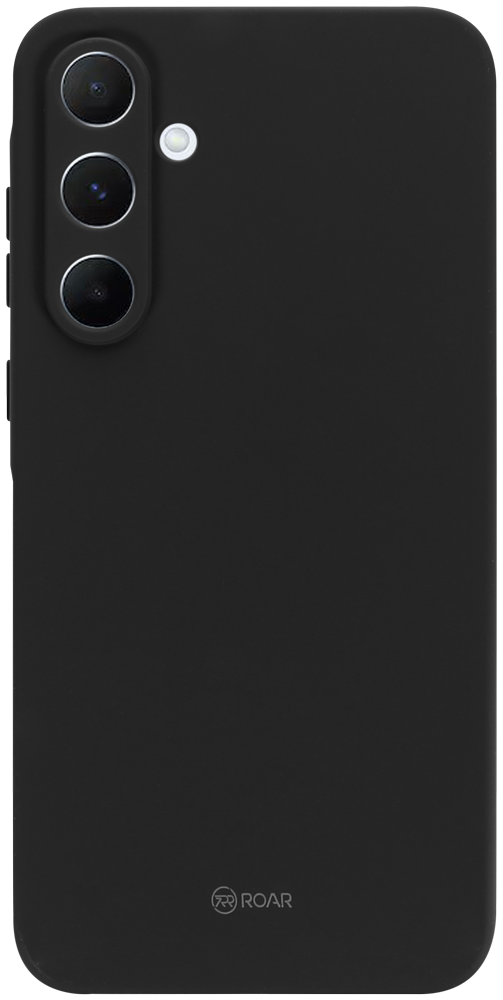 Samsung Galaxy A55 5G (SM-A556B) szilikon tok gyári ROAR kameravédővel fekete