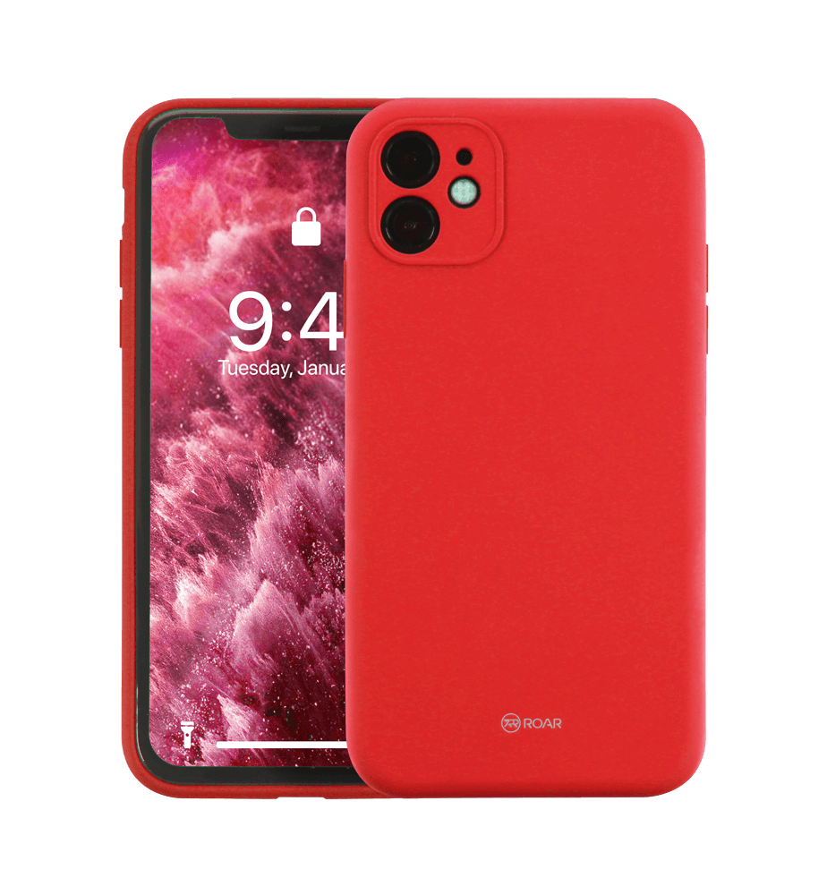 Xiaomi Redmi 14C szilikon tok gyári ROAR kameravédővel piros