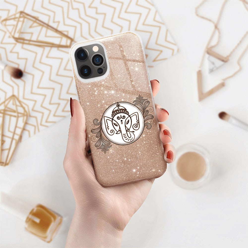 Xiaomi Redmi 14C szilikon tok csillogó hátlap arany