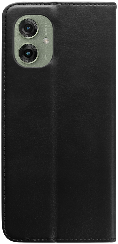 Motorola Moto G55 oldalra nyíló flipes bőrtok asztali tartó funkciós fekete