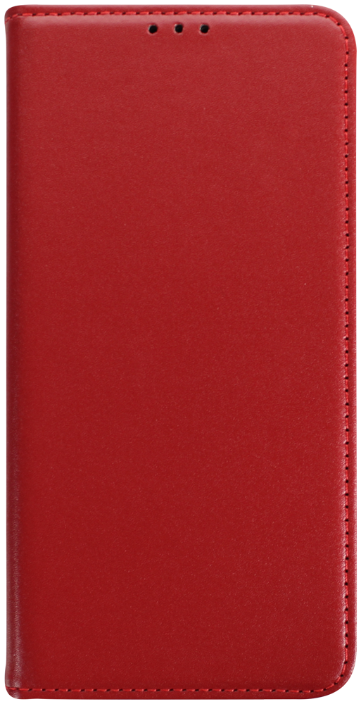 Samsung Galaxy S25 Plus (SM-S936B) oldalra nyíló flipes bőrtok valódi bőr piros