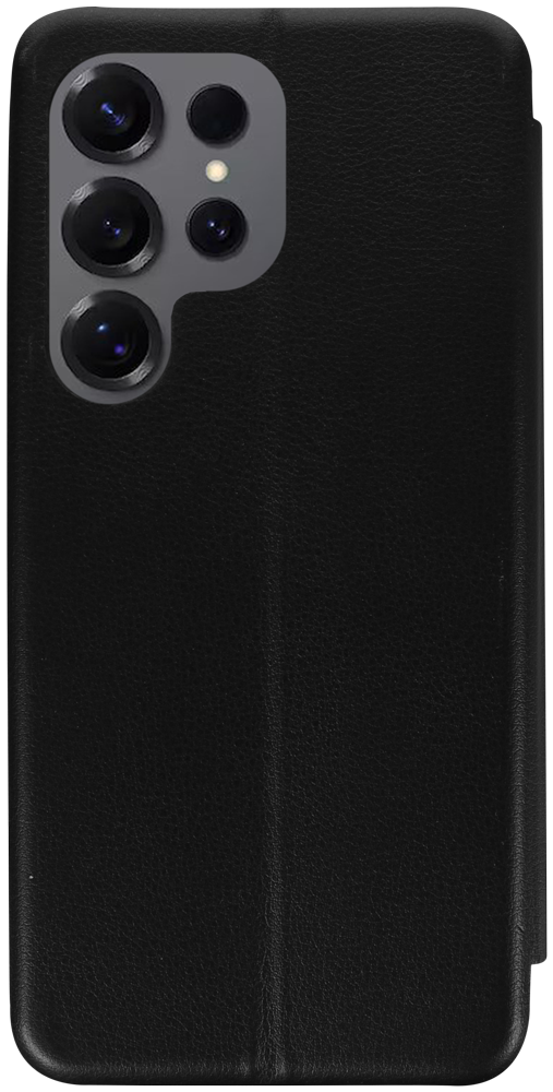 Samsung Galaxy S25 Ultra (SM-S938B) oldalra nyíló mágneses flipes bőrtok prémium minőség fekete